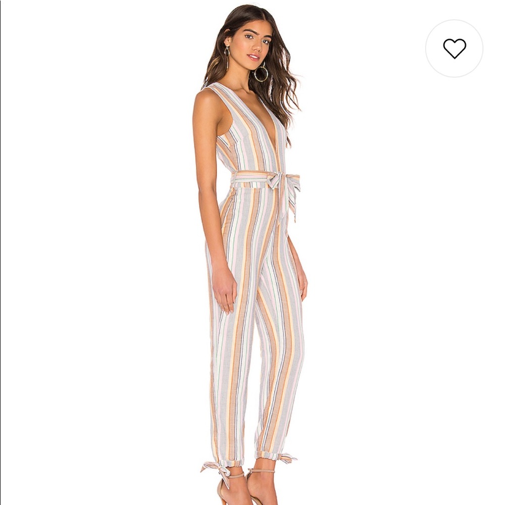 Tularosa Reese Jumpsuit - Multi Stripe. - Picture 2 of 3